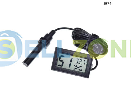 Ηλεκτρονικό θερμόμετρο για θερμοκοιτίδες, σπίτι ή εγκαταστάσεις - I974